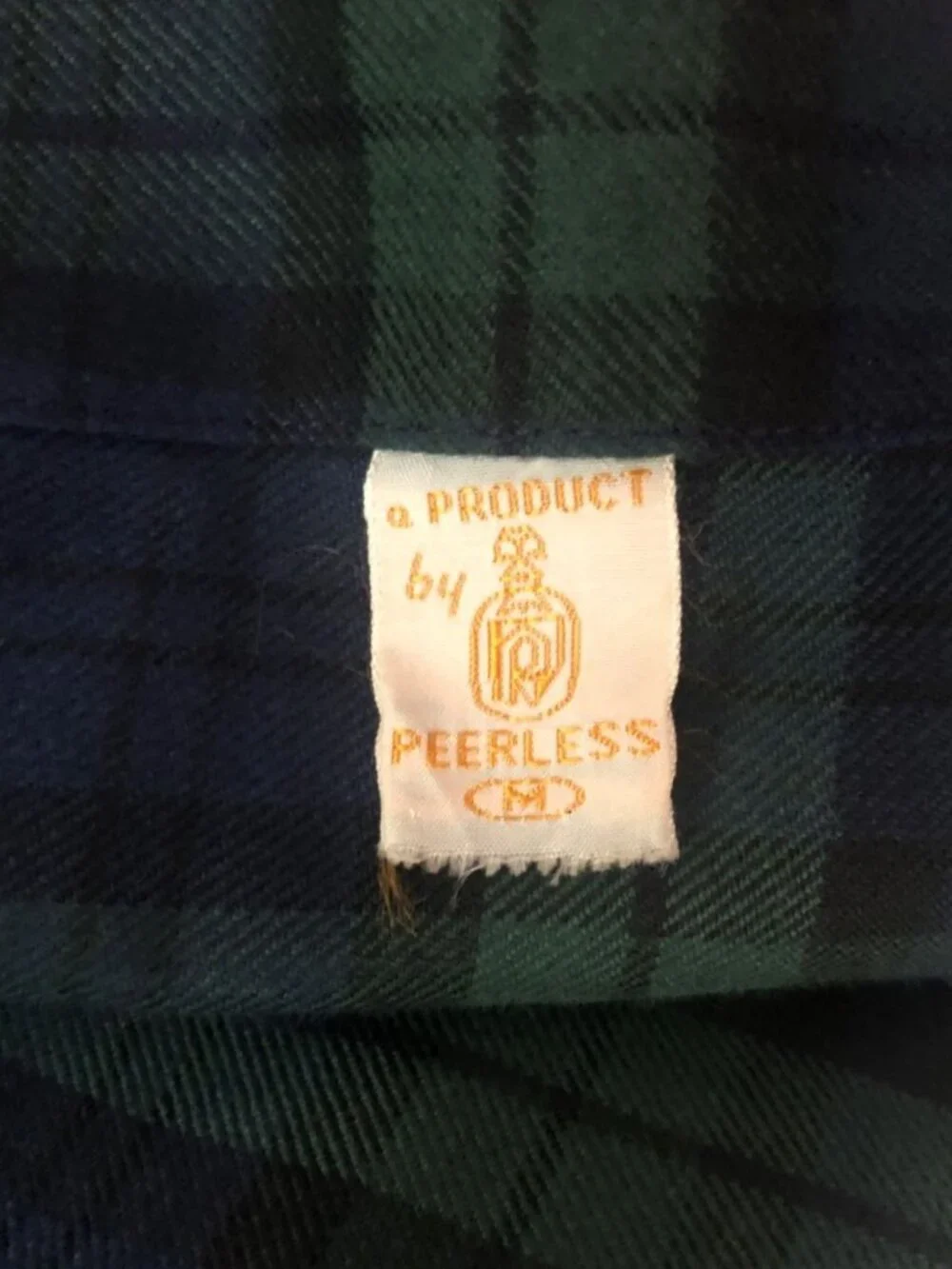 Baskin Chicago Vintage Mid-Century Classy Plaid Robe Smoking Jacket